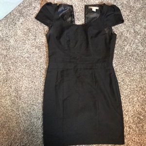 Black form fitting cocktail dress